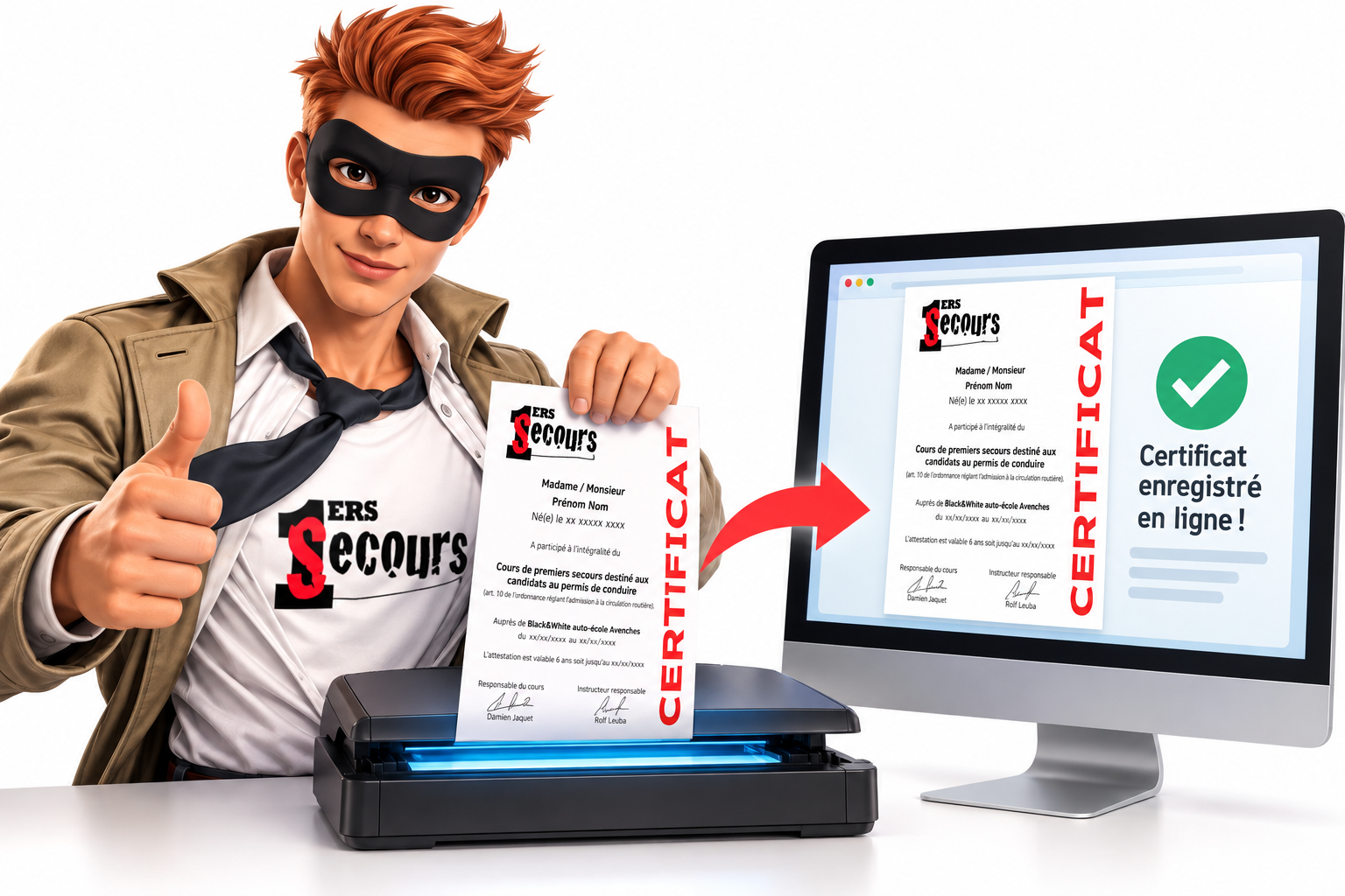 Enregistrement en ligne d’un ancien certificat avec FABER
